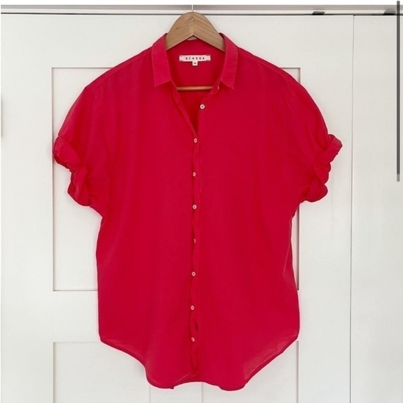 XIRENA Coral Short-Sleeve Poplin Shirt - Picture 4 of 10